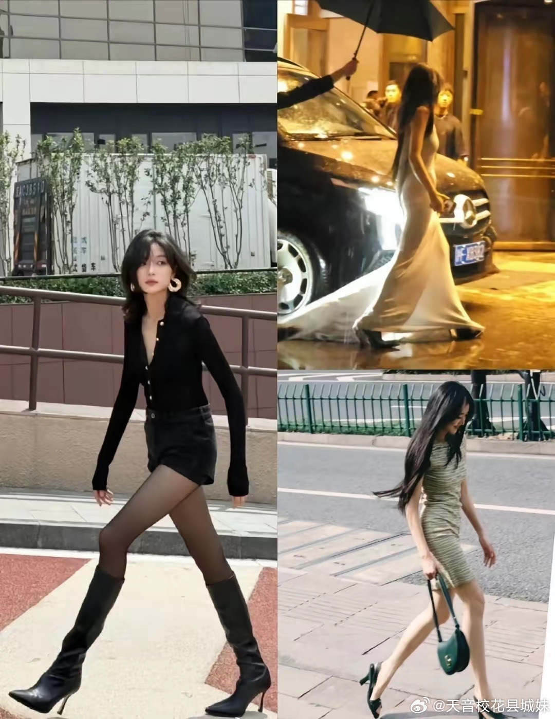 孙千在北舞附中时的照片…好可爱啊甜妹脸，御姐身​​​​