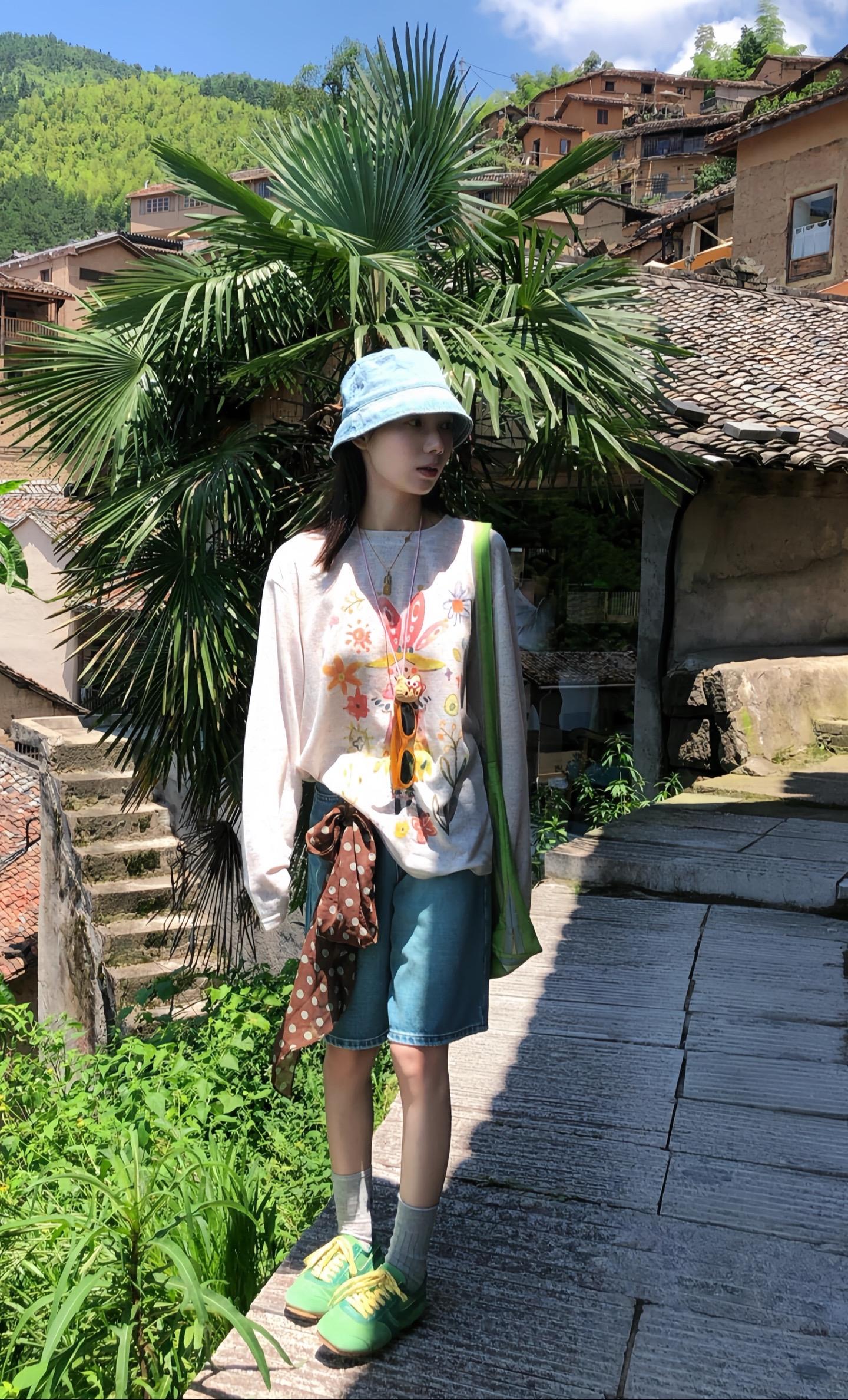 简约穿搭 韩系穿搭 夏天穿搭