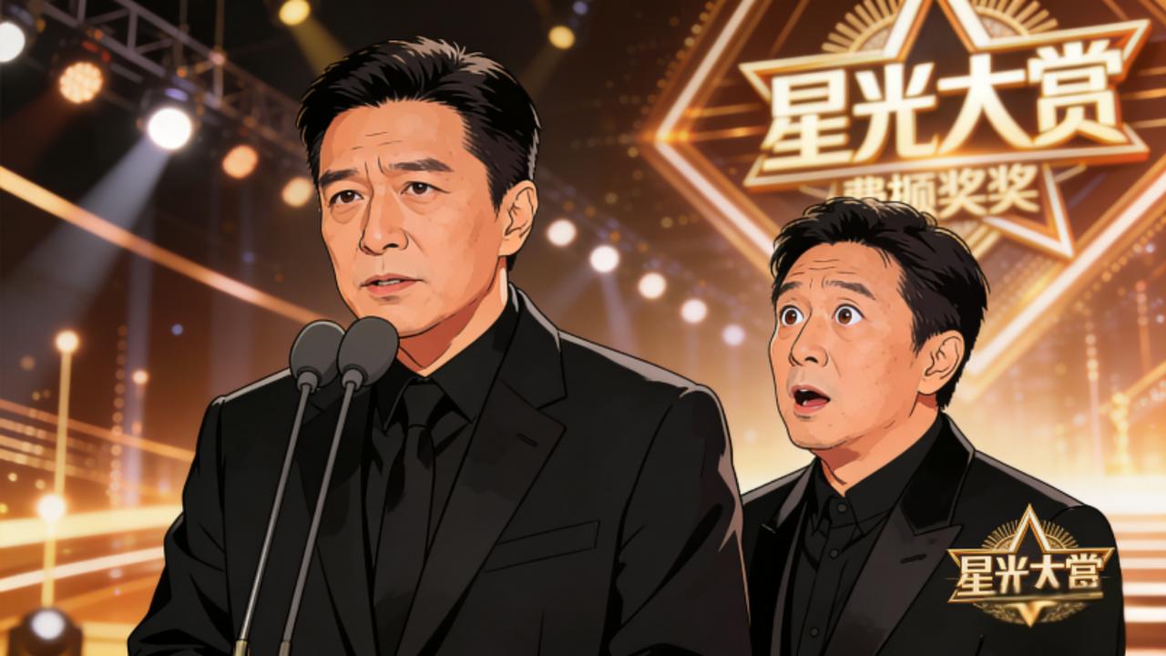 星光大赏名场面炸屏！费振翔突袭安利《得闲谨制》，孔笙惊成表情包2025星光