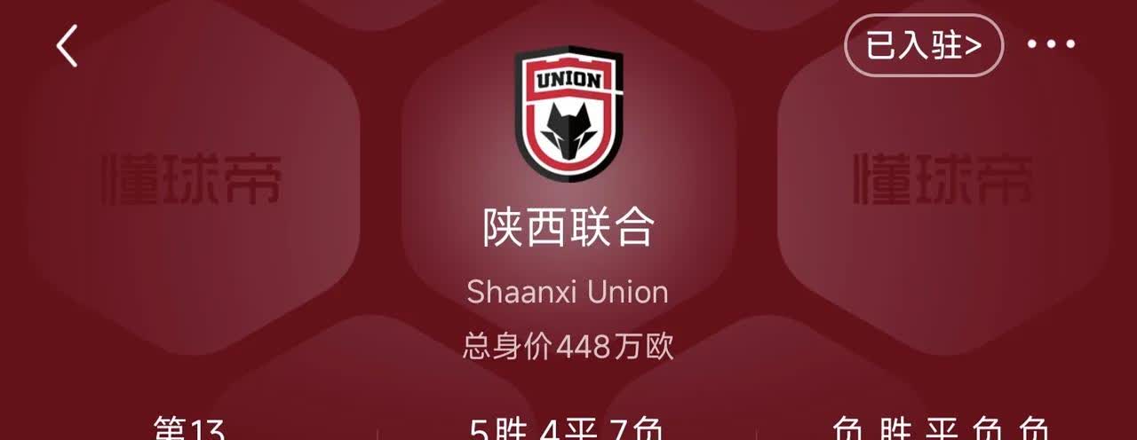 随着180万欧元的锋霸赛尔马尼压哨绝杀加盟陕西联合，陕西联合现在球队总身价来到4