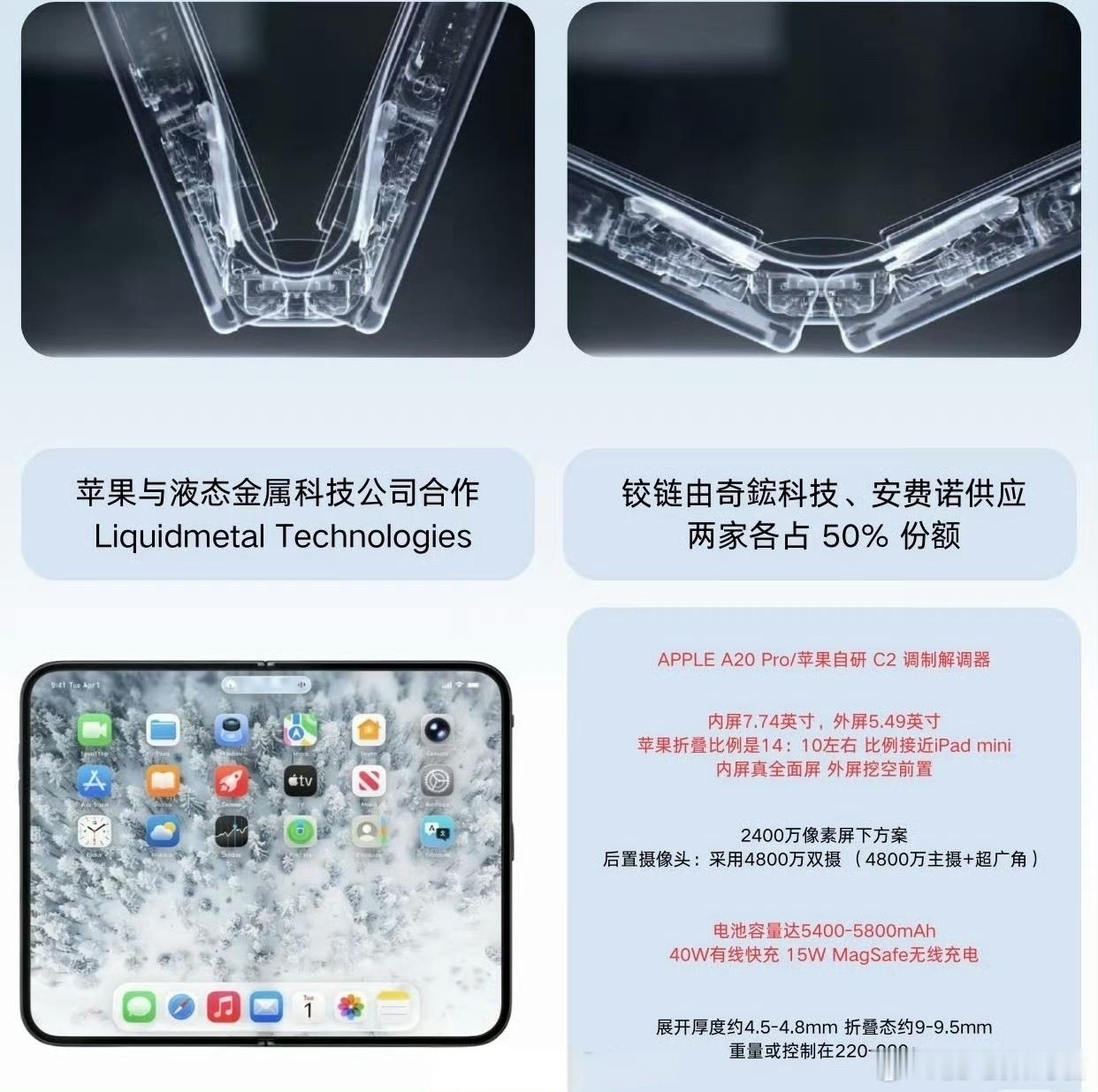 苹果首款折叠屏手机iPhone Ultra将在今年秋季正式亮相，这也...