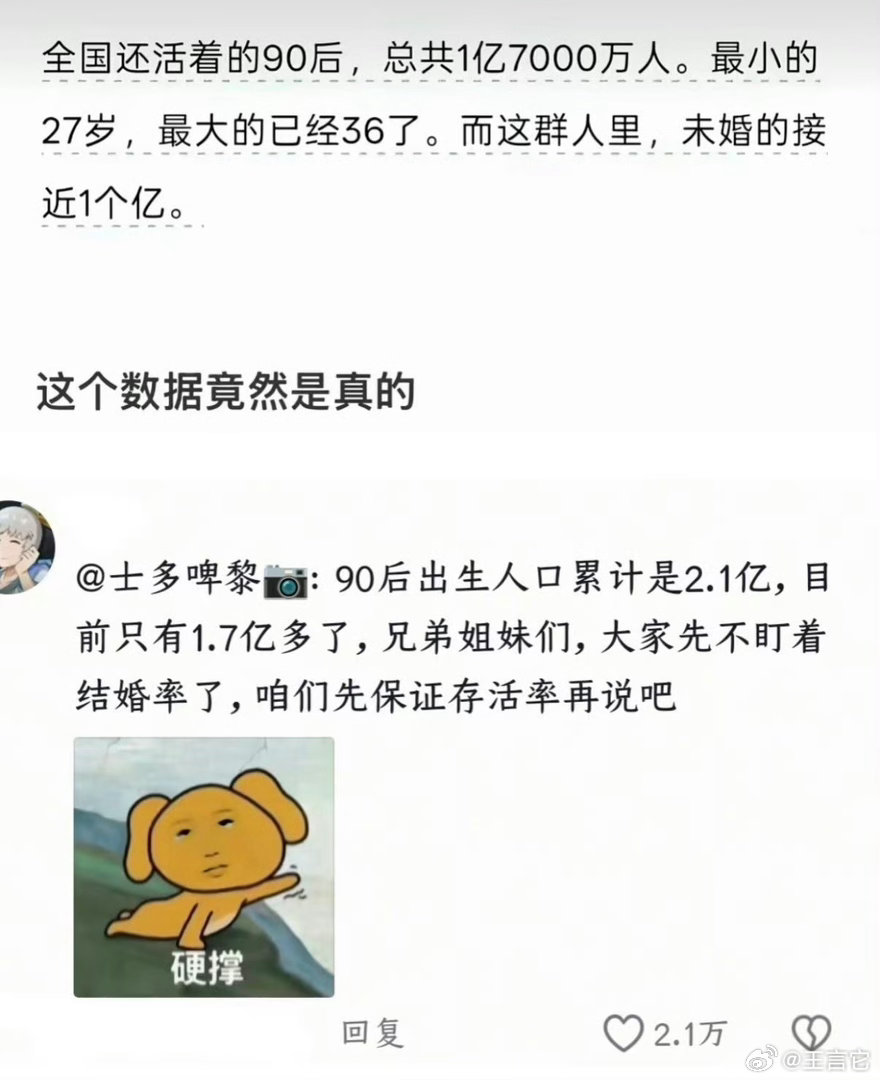 📌qianwen：90后“先保存活率”？数据背后，是时代重压下的清醒自嘲