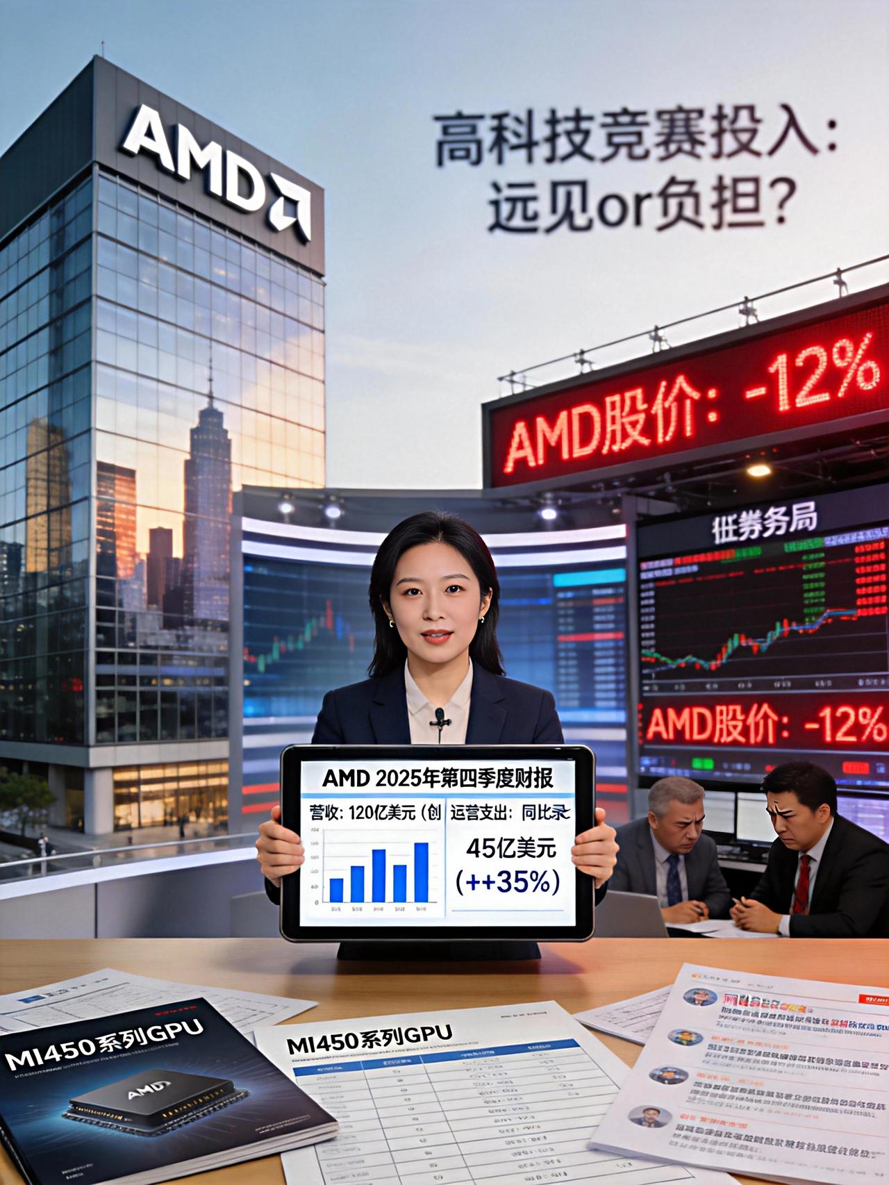 财报亮眼股价却大跌？这家芯片巨头赚钱越来越猛，花钱更是刹不住车！说的就是AM