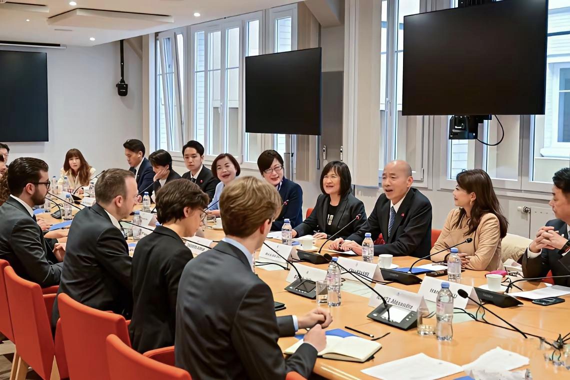 台湾所谓立法院长韩国瑜窜访法国时说，“若台海情势发生变化……台湾在国际有越多朋友