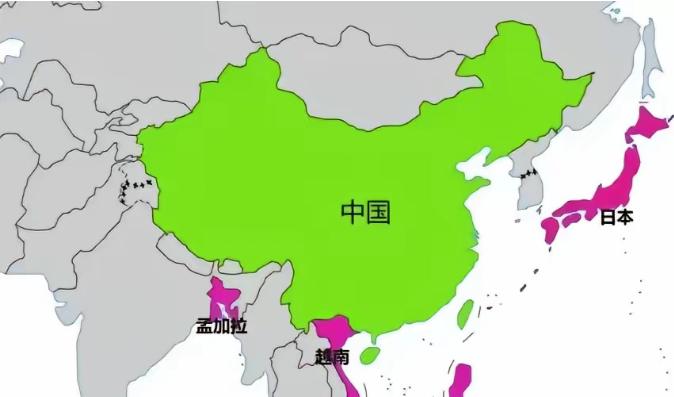 孟加拉国发现了一个很有趣的问题，凡是靠在中国旁边的国家，哪怕是国土面积没有超过4