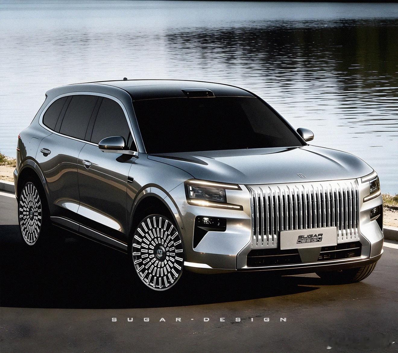 据说极氪8X长这样设计的挺年轻，个人觉得比9X好看9x适合年长一些的人8X适合