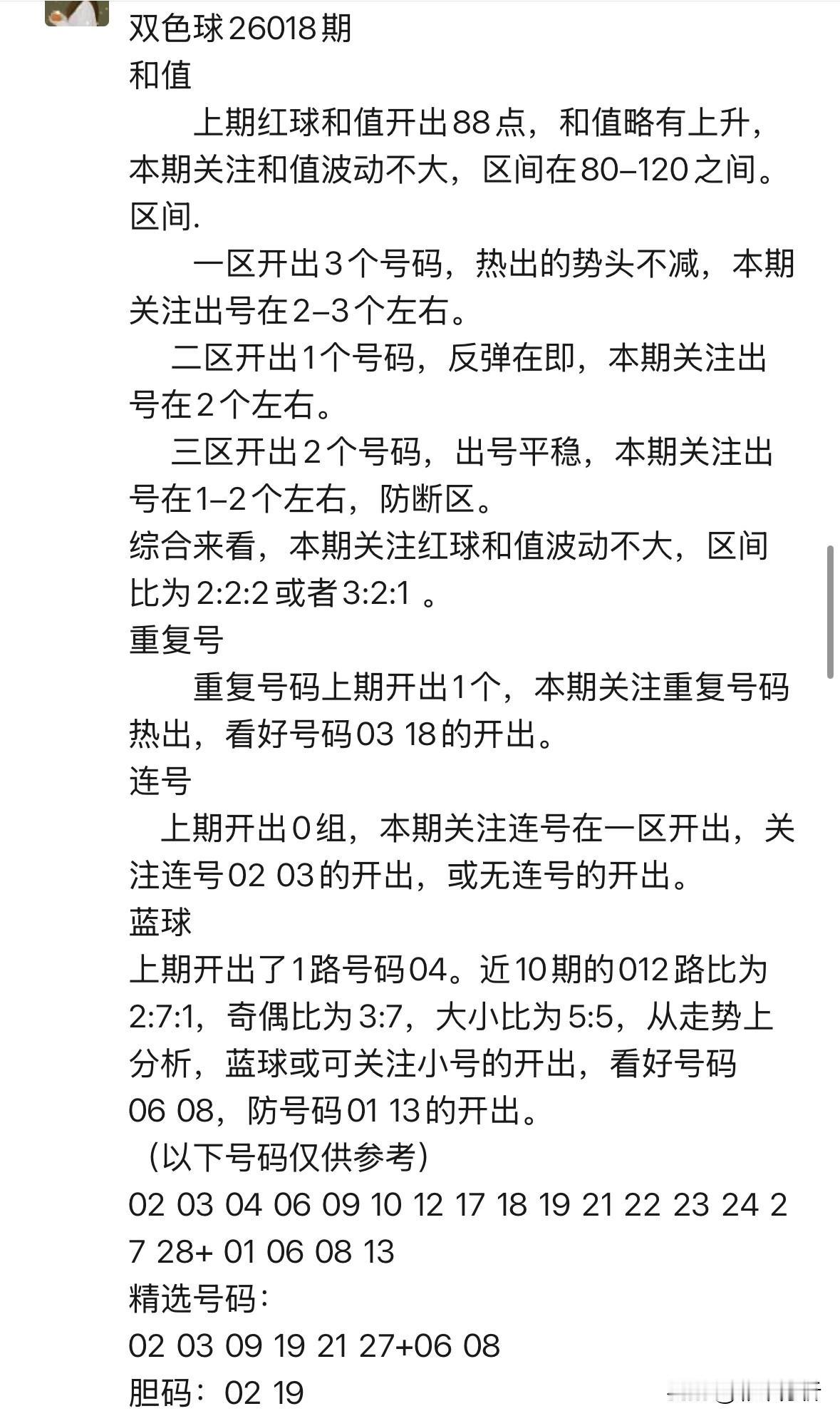 辛丹丹来啦！今晚丹丹4码定蓝：01060813，和上期定位相同，在蓝球大号