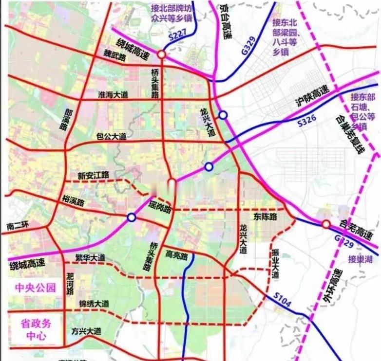 作为合肥主城区与滨湖科学城巢湖半岛的“关键纽带”，这条路不只是快速路网“五横七纵