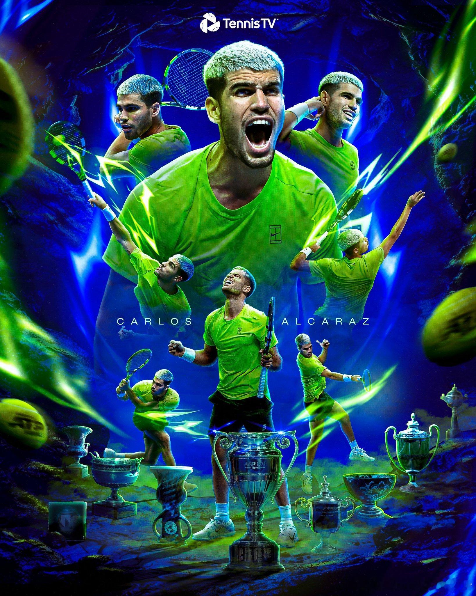 🇪🇸阿尔卡拉斯2025赛季出色战绩🏆ATP500鹿特丹冠军🏆ATP1