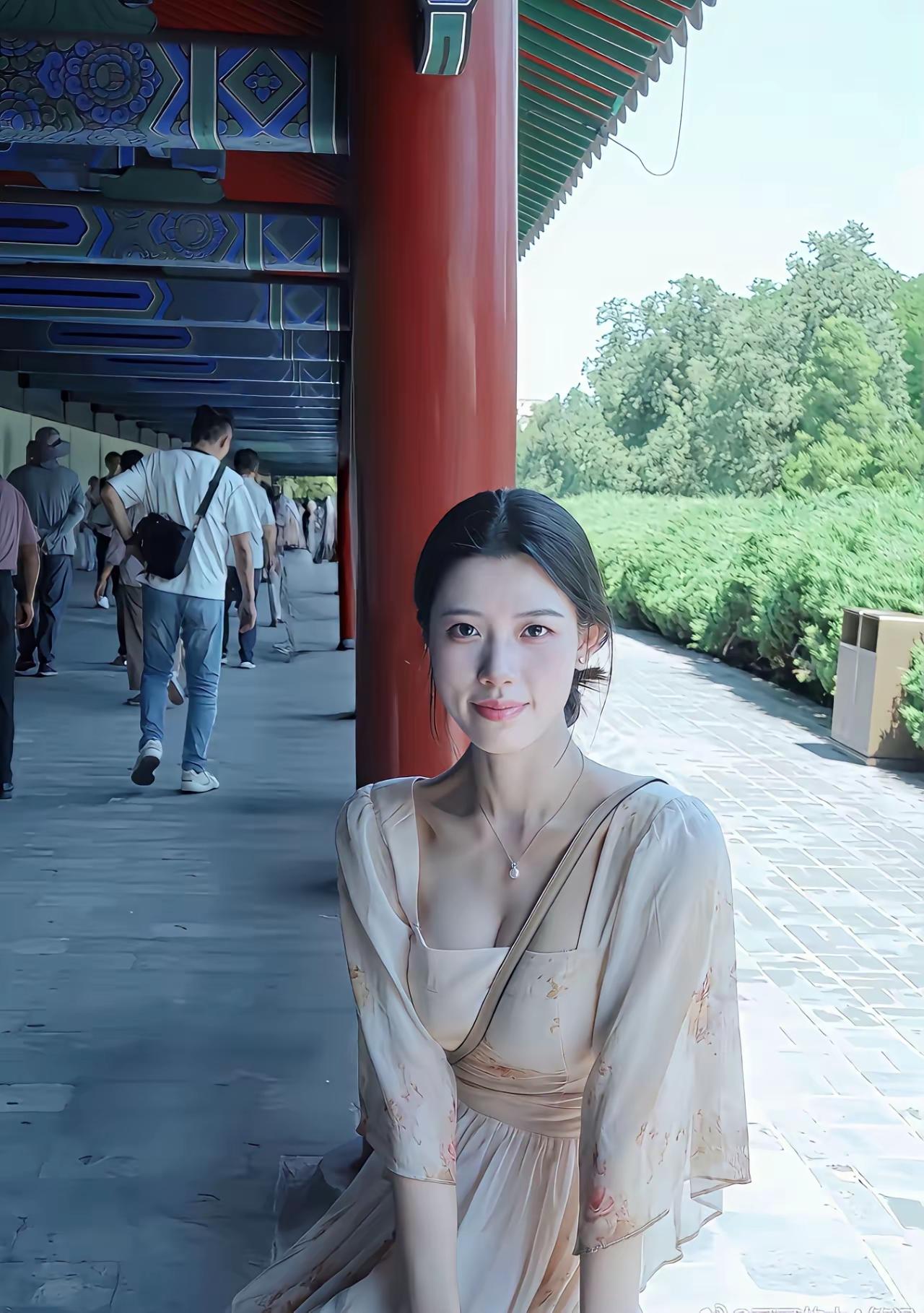 有些人不算美女，但是看起来很舒服