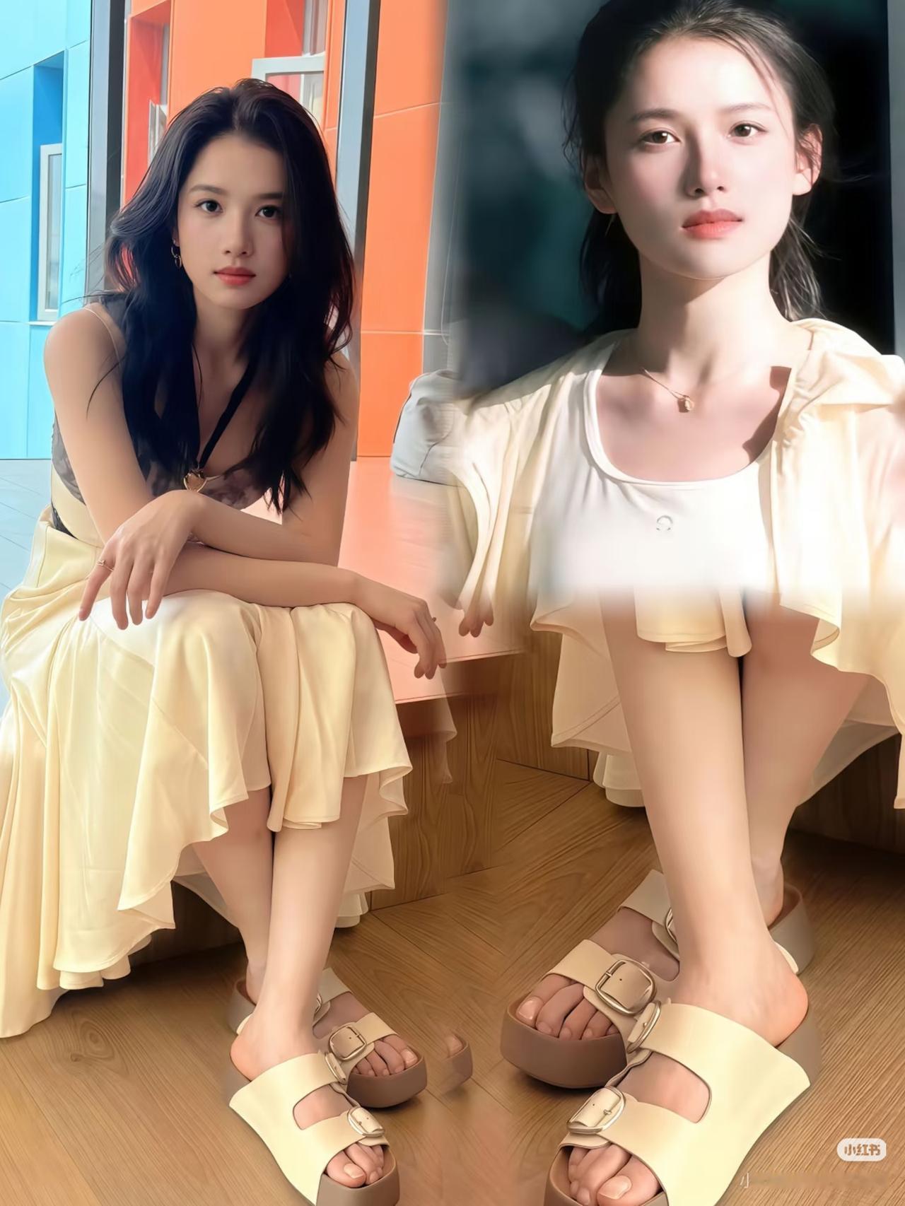 张婧仪～脚趾和手指，无可挑剔