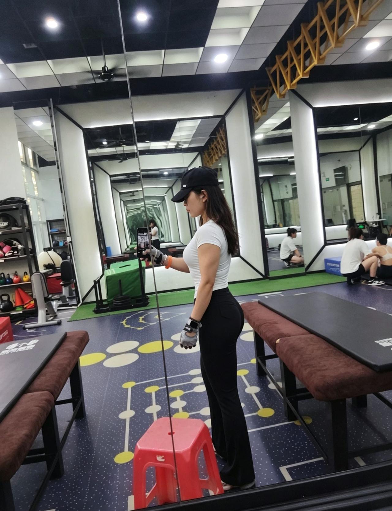健身后真的会祛魅，再也不追求白幼瘦筷子腿的身材，看见驼背弯腰的妹子，忍不住