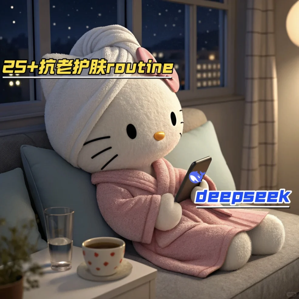 当我问deepseek如何维持住20岁的皮肤状态