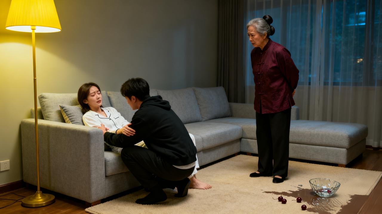 我和婆婆吵到摔碗的那天,老公居然当着她的面,把我推倒在沙发上!起因就是我让