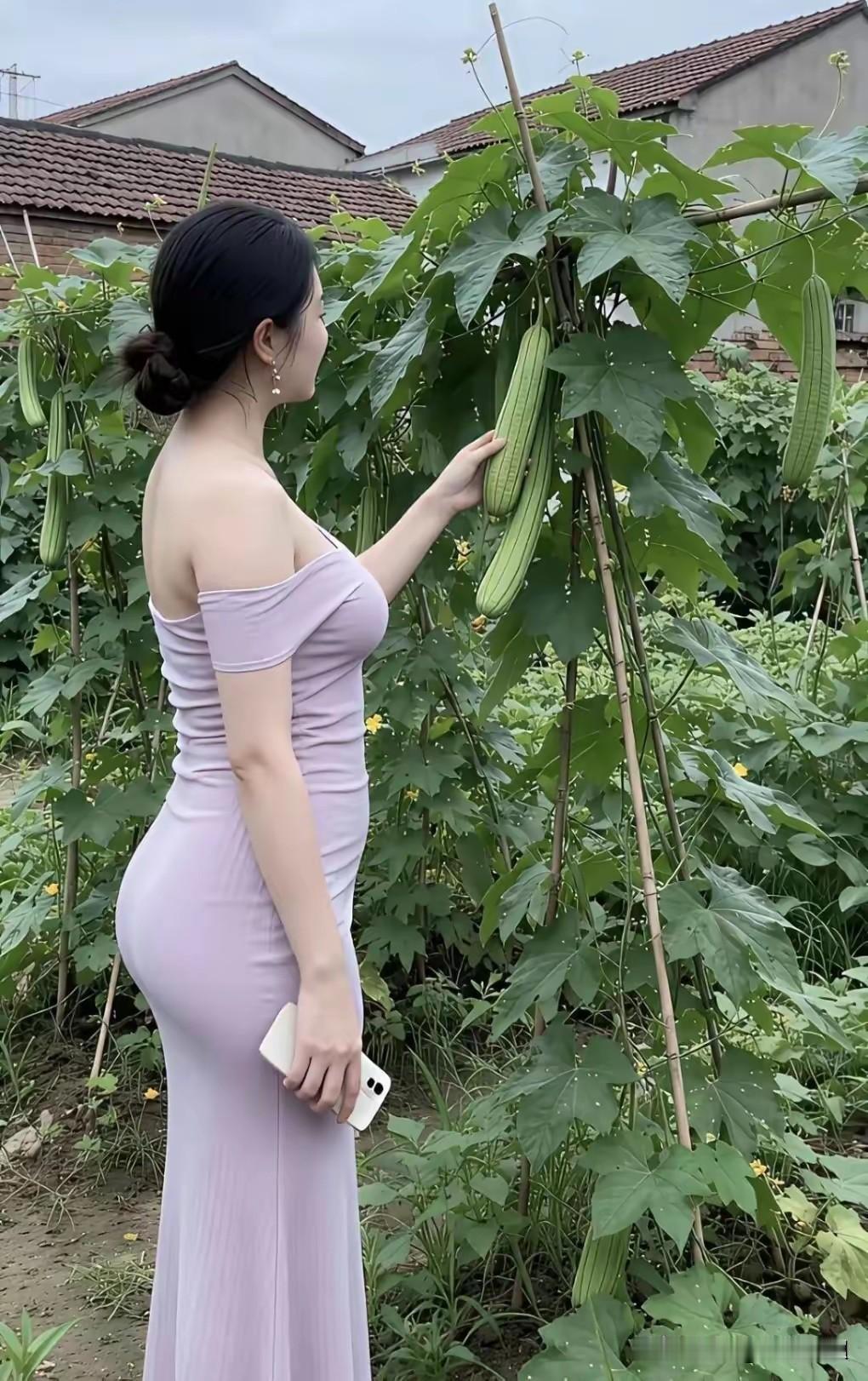 晚上给儿媳妇炒个丝瓜鸡蛋，产后的妈宝不容易…