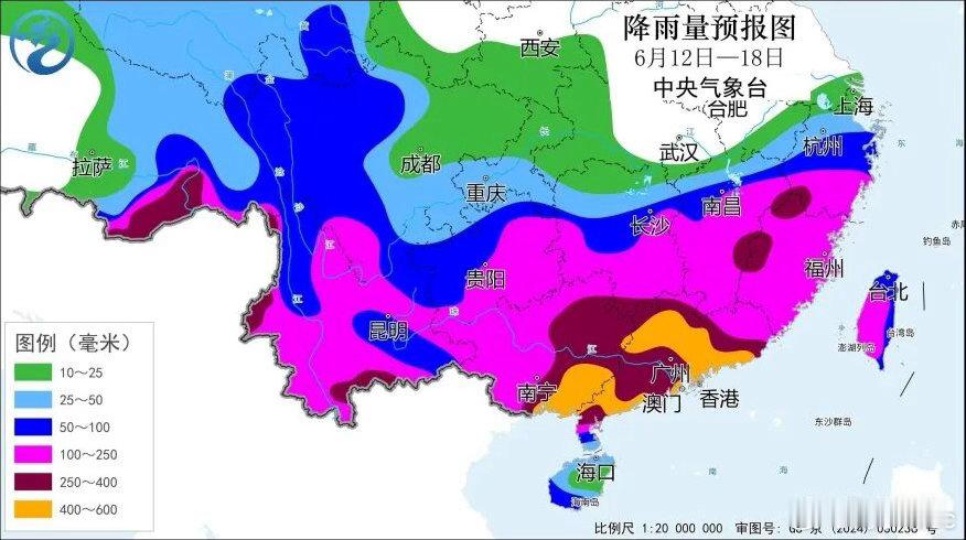 大暴雨特大暴雨周末突袭广东广东的朋友注意啦⚠️周末暴雨强势上线，局部更是特大暴