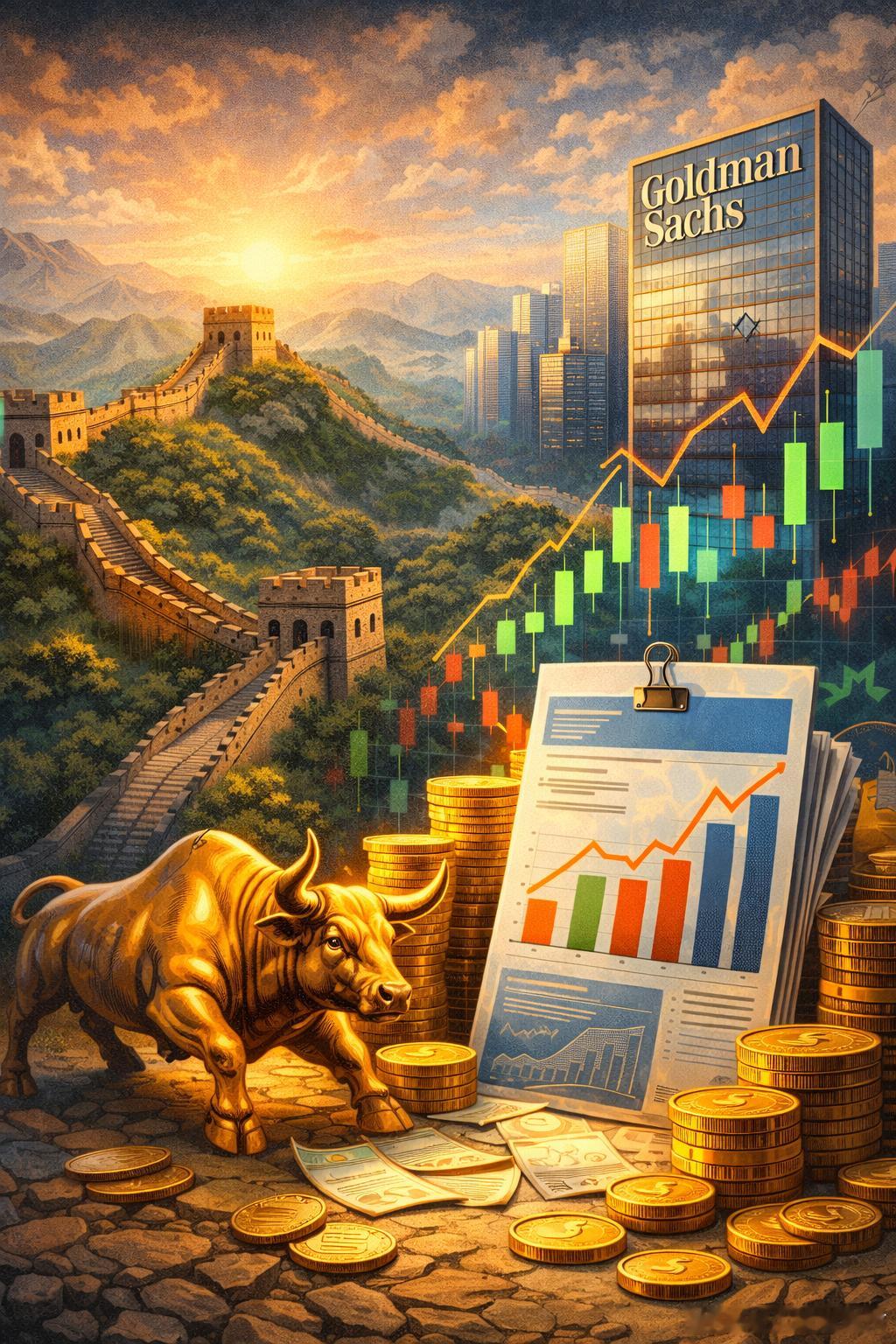 高盛2026年建议高配中国股票高盛点名高配中国股市：2026—2027年或迎15