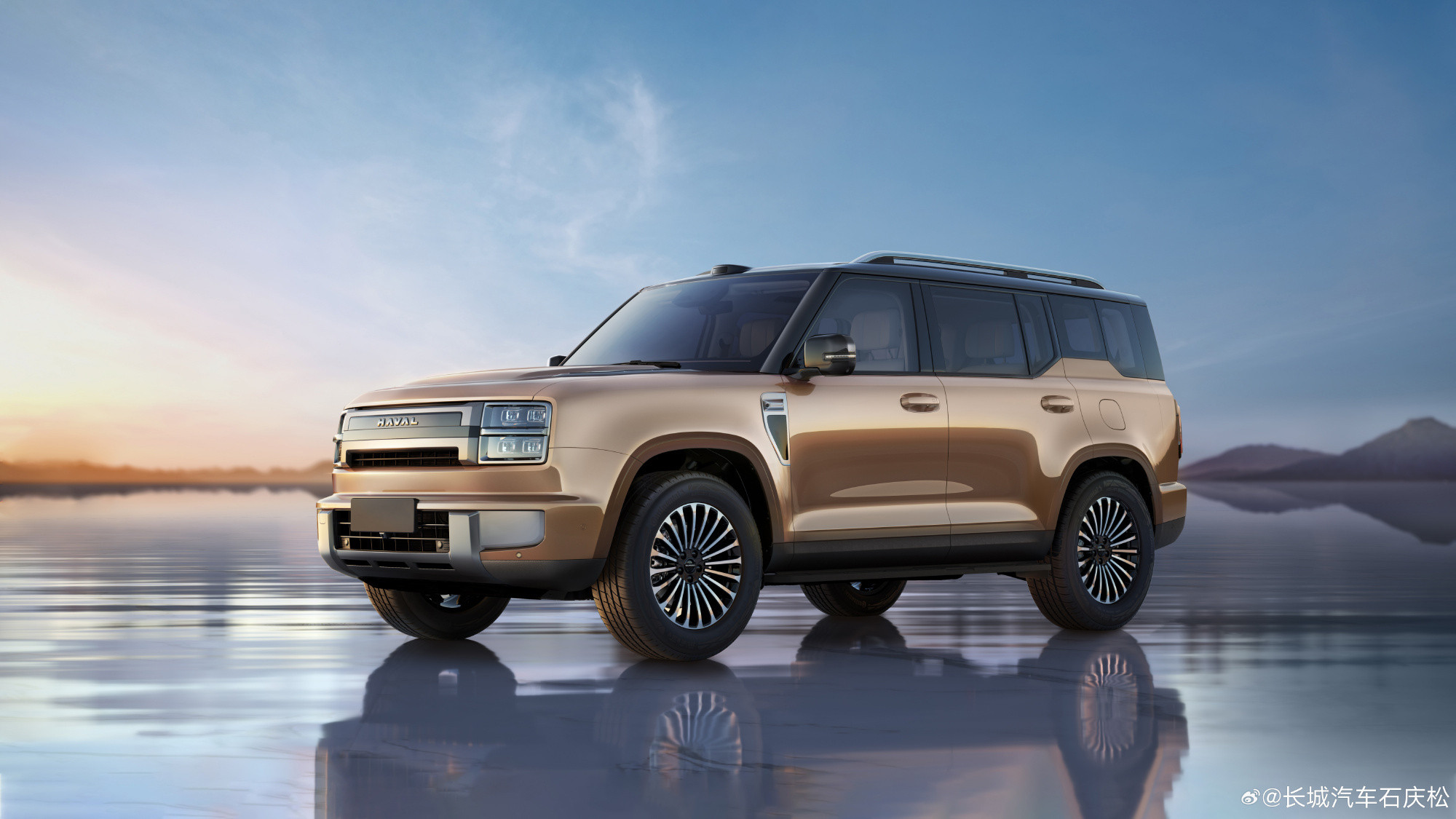 【哈弗旗舰SUV曝光！这是啥”狗“？】哈弗旗舰SUV曝光了，方盒子设计，长城汽车