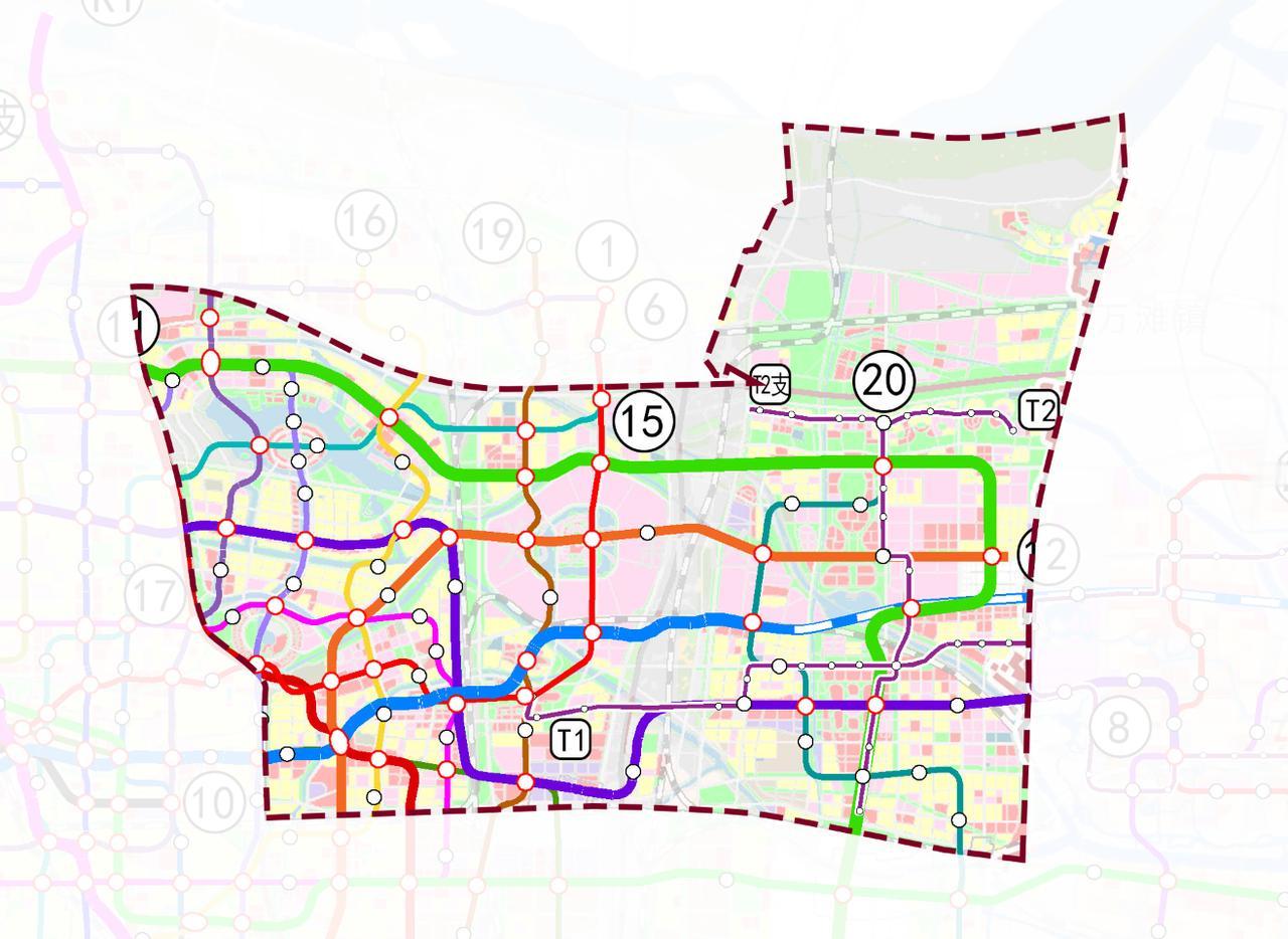 郑东新区轨道交通远景规划来了！依据最新公示的郑东新区国土空间分区规划暨中原科技