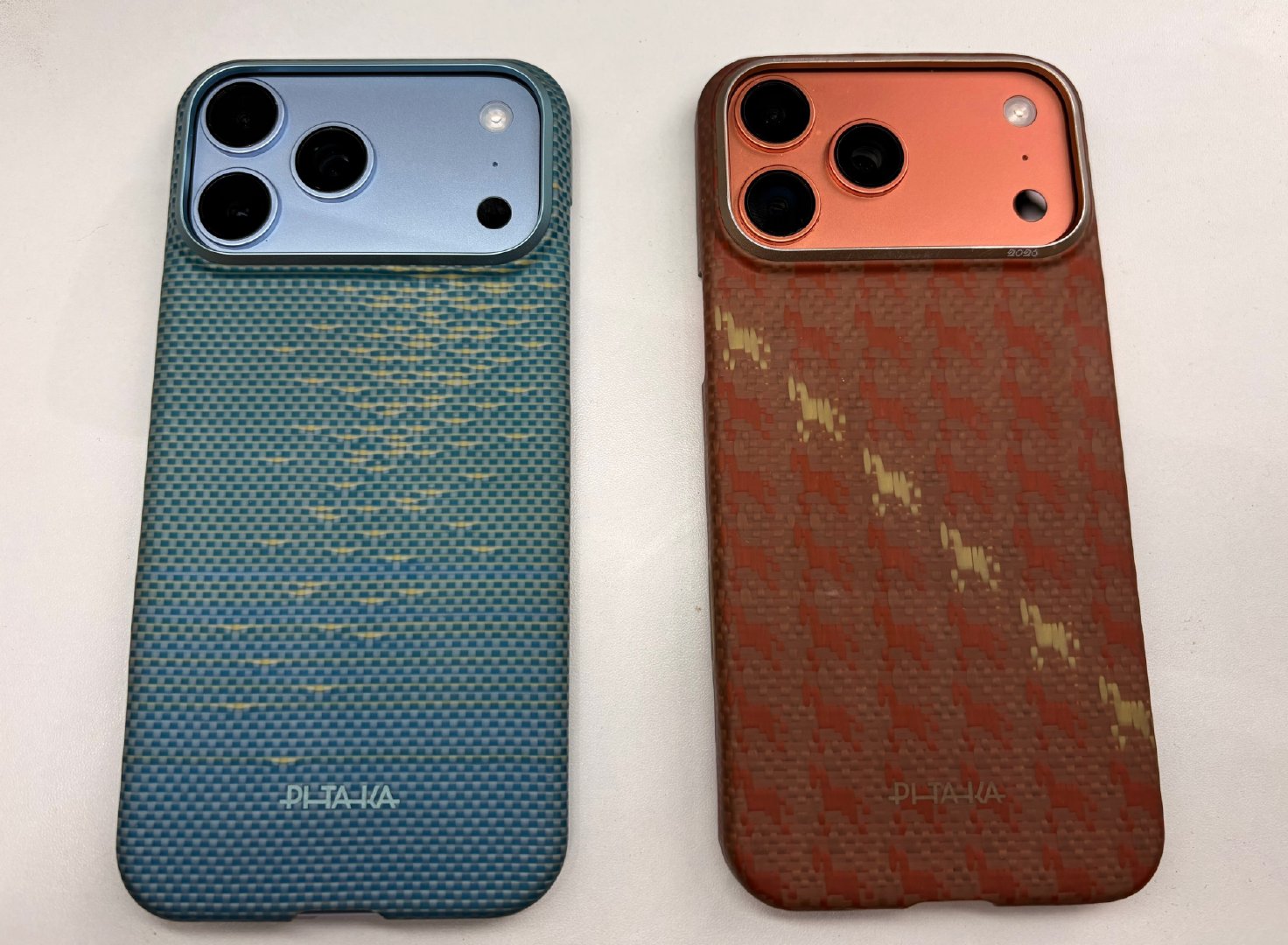 🙌我的iPhone18ProMax保护套到了PITAKA家的LucidBlue浮光跃金系列清梦蓝。