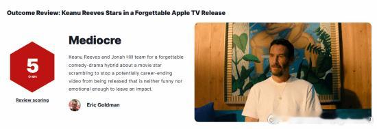 基努・里维斯《星途恶果》IGN5分IGN为基努・里维斯新电影《星途恶果》打出5