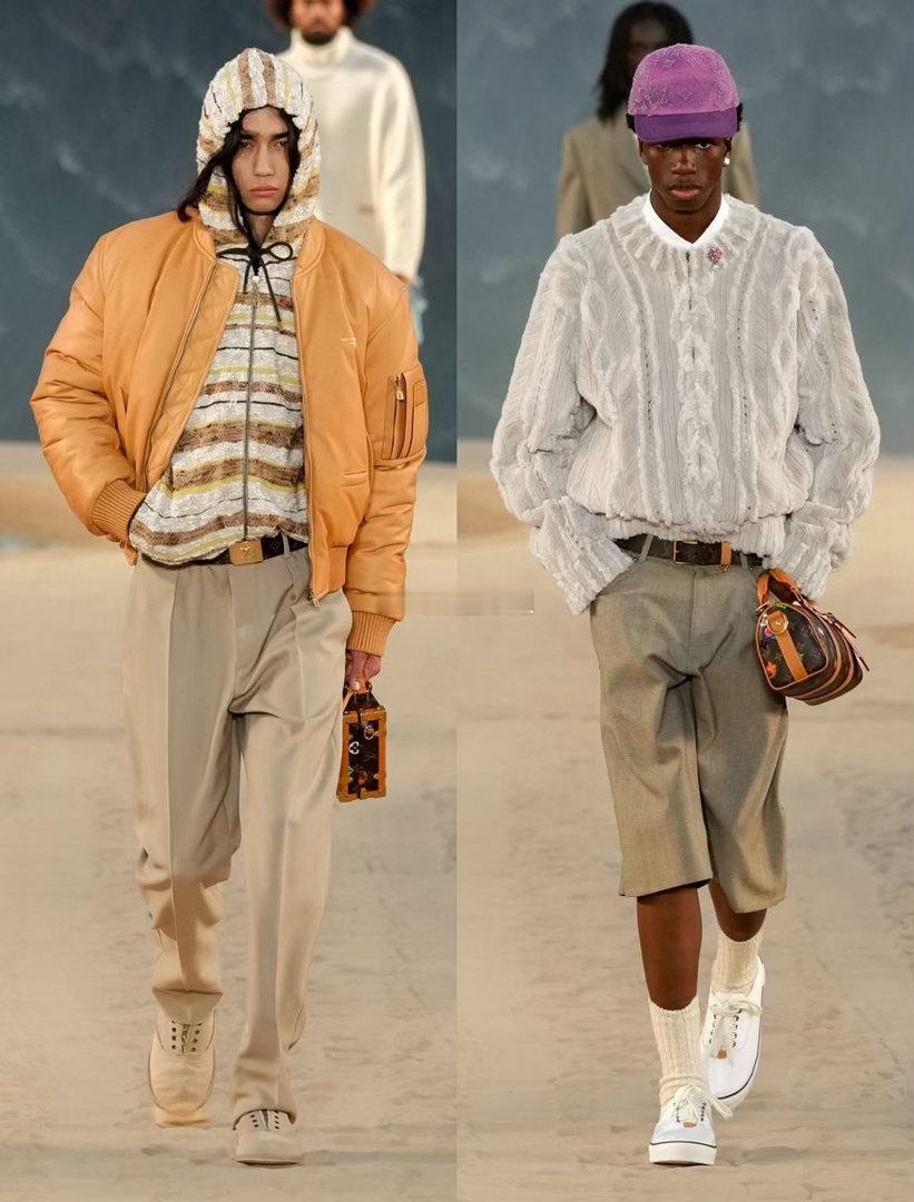 LouisVuitton2027春夏系列巴黎男装周首日秀场，法瑞尔用冲浪精神重