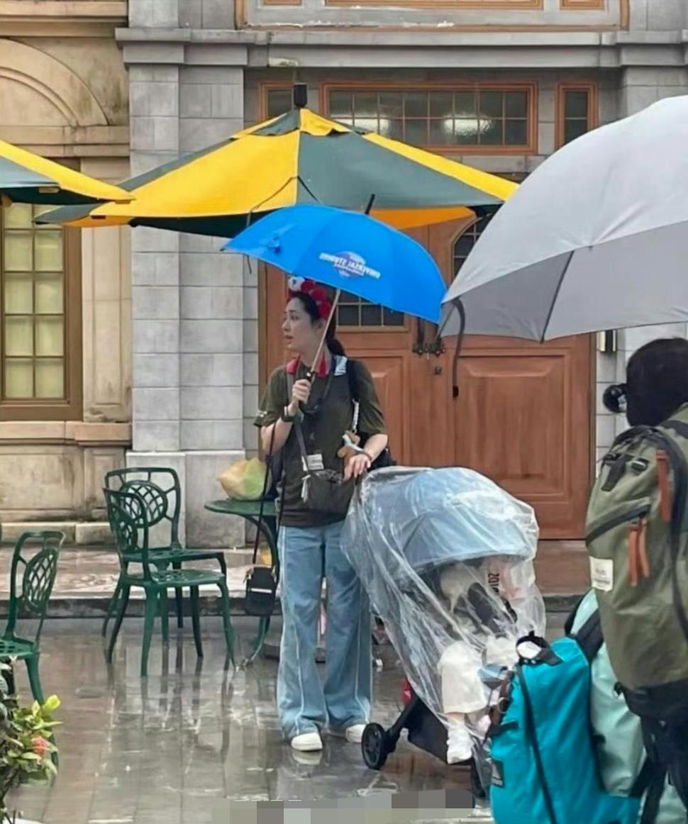 哪怕是明星，是有钱人家的媳妇，也免不了带孩子这种尴尬又无助的时候……带娃那些讲究