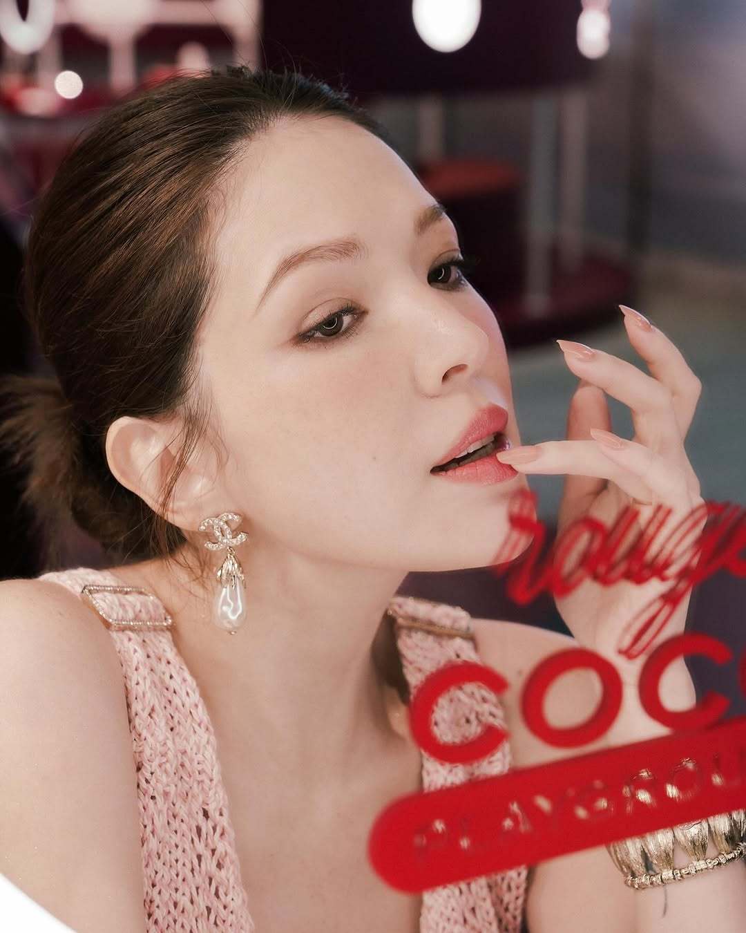 许玮甯Chanel口红💄758​​​