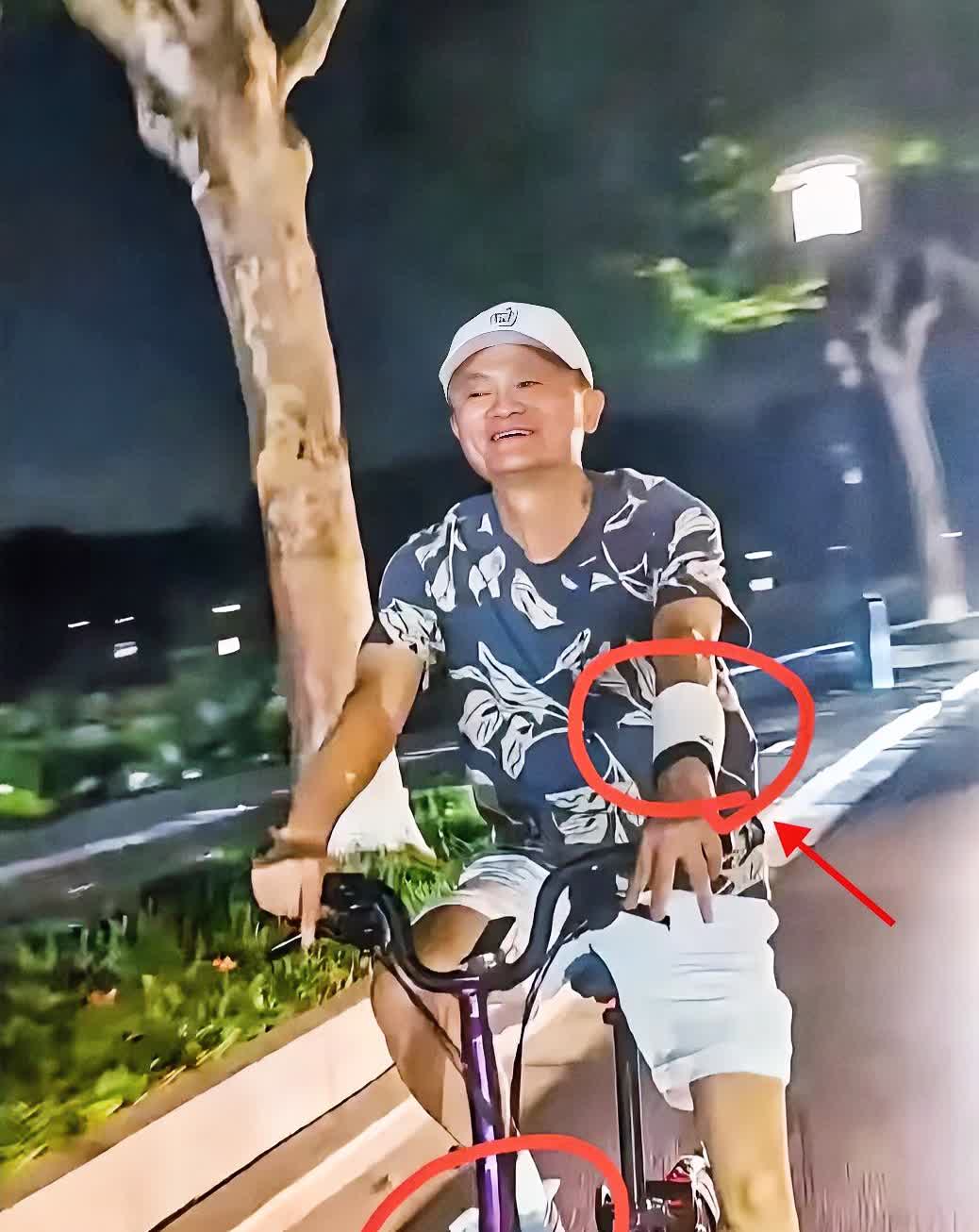 马云骑20000不到的自行车我不意外他穿1300的鬼冢虎家鞋子，我也不意外