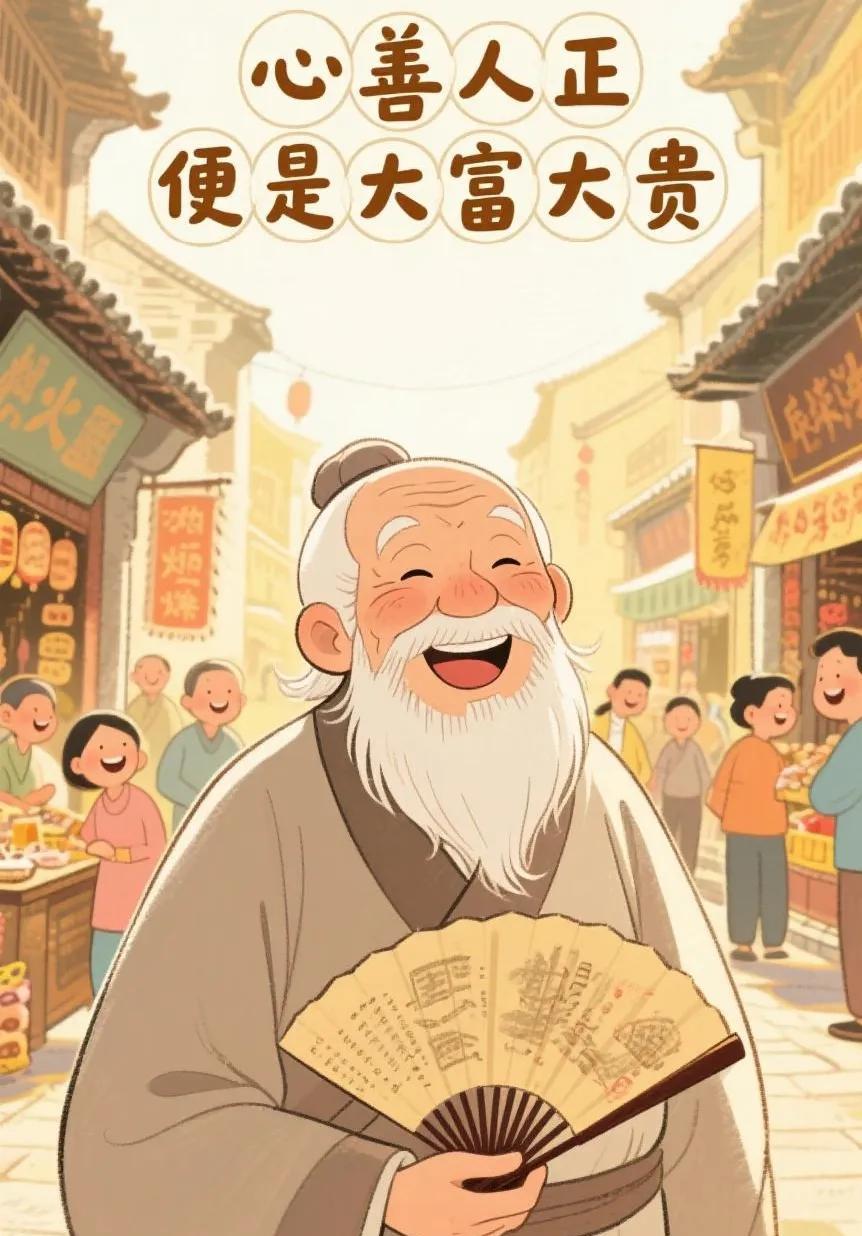 心善为金，行正为贵，这才是人生顶配财富别让存款数字绑架你的人生！心有善念的人，