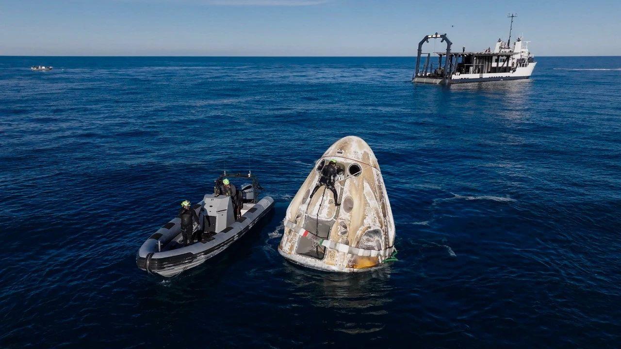 【再见，Megan号】它是SpaceX回收船中的明星选手，也是美版“神舟回收舱
