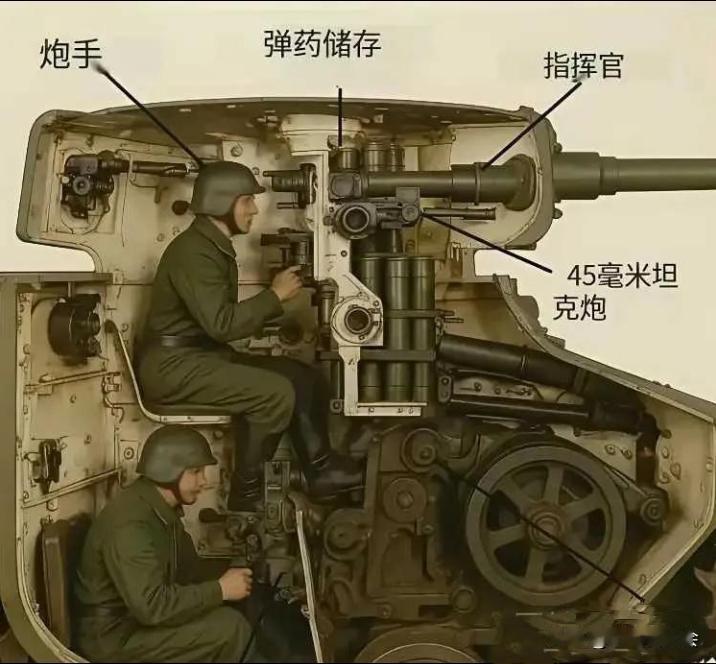 这是二战德国陆军装甲兵驾驶的一种早期德国坦克。这种坦克不但装甲薄，个头小，而且