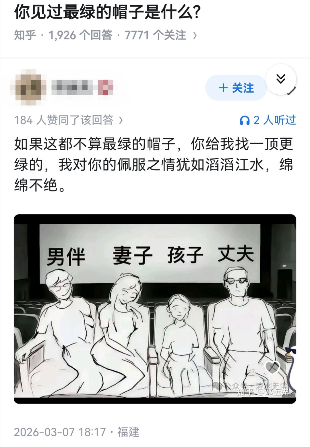你见过最绿的帽子是什么?