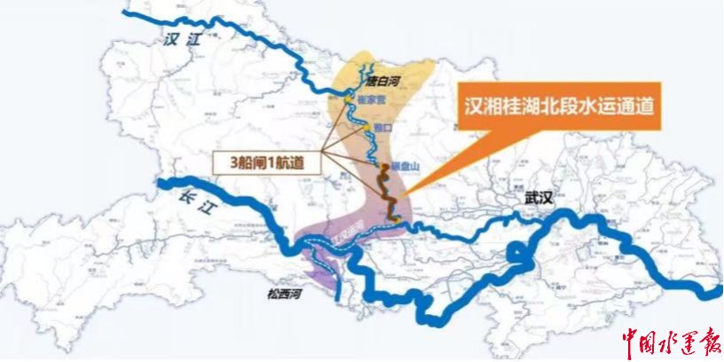 汉湘桂大通道湖北段“三船闸一航道”项目再获关键性突破