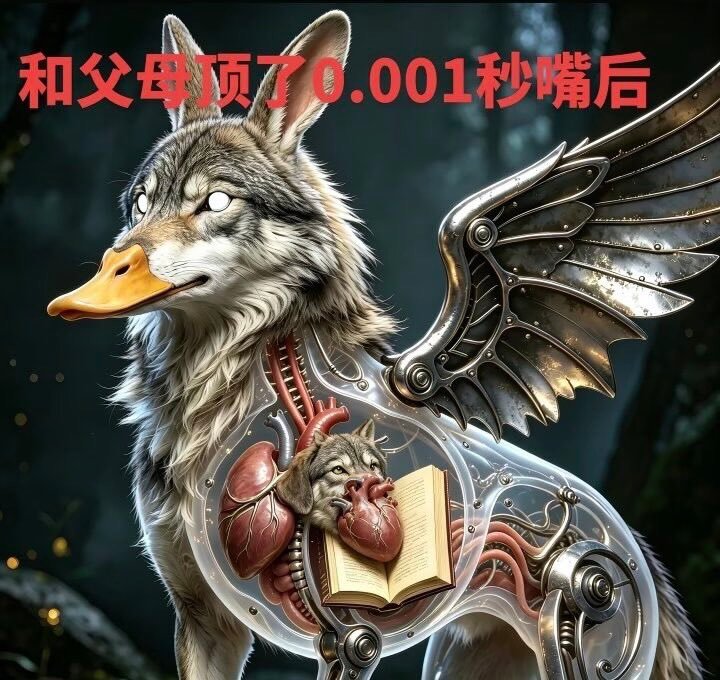 白眼狼死鸭子嘴硬翅膀硬了狼心狗肺memes