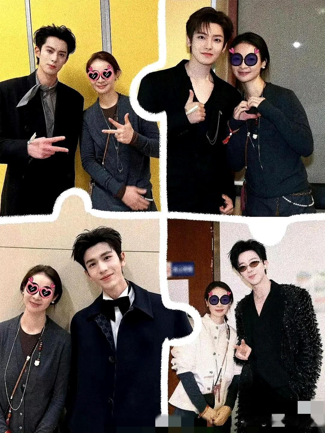 同框镜头下的四大帅哥：王鹤棣侯明昊张凌赫刘宇宁，谁的颜值戳中你？同一个镜头