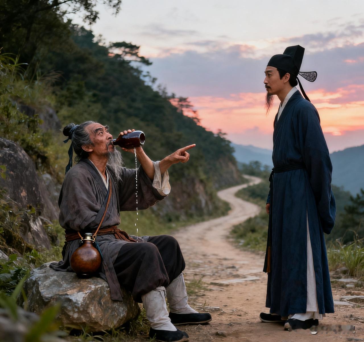 宋代状元被贬岭南，路遇癫狂道士，道士指着他狂笑：“状元郎，你的宰相之位被我一泡尿