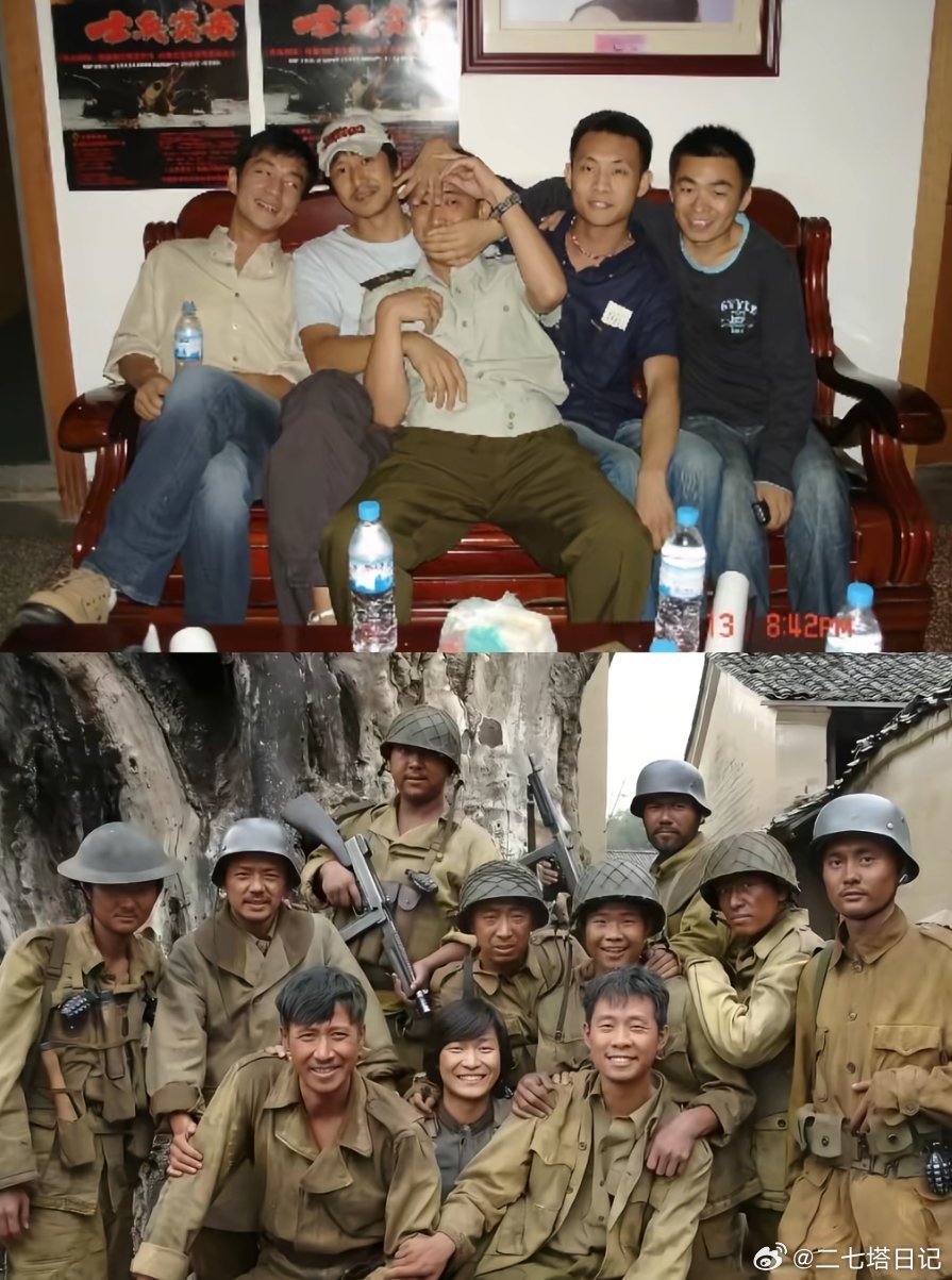 张译，王宝强，张国强这两张照片太有年代感了，岁月不饶人，那时候都还很稚嫩，一转眼