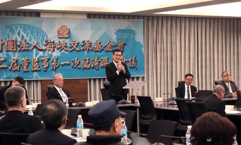 台海海基会今（24日）召开董事会，苏嘉全正式就任海基会董事长。苏嘉全在就职演讲中