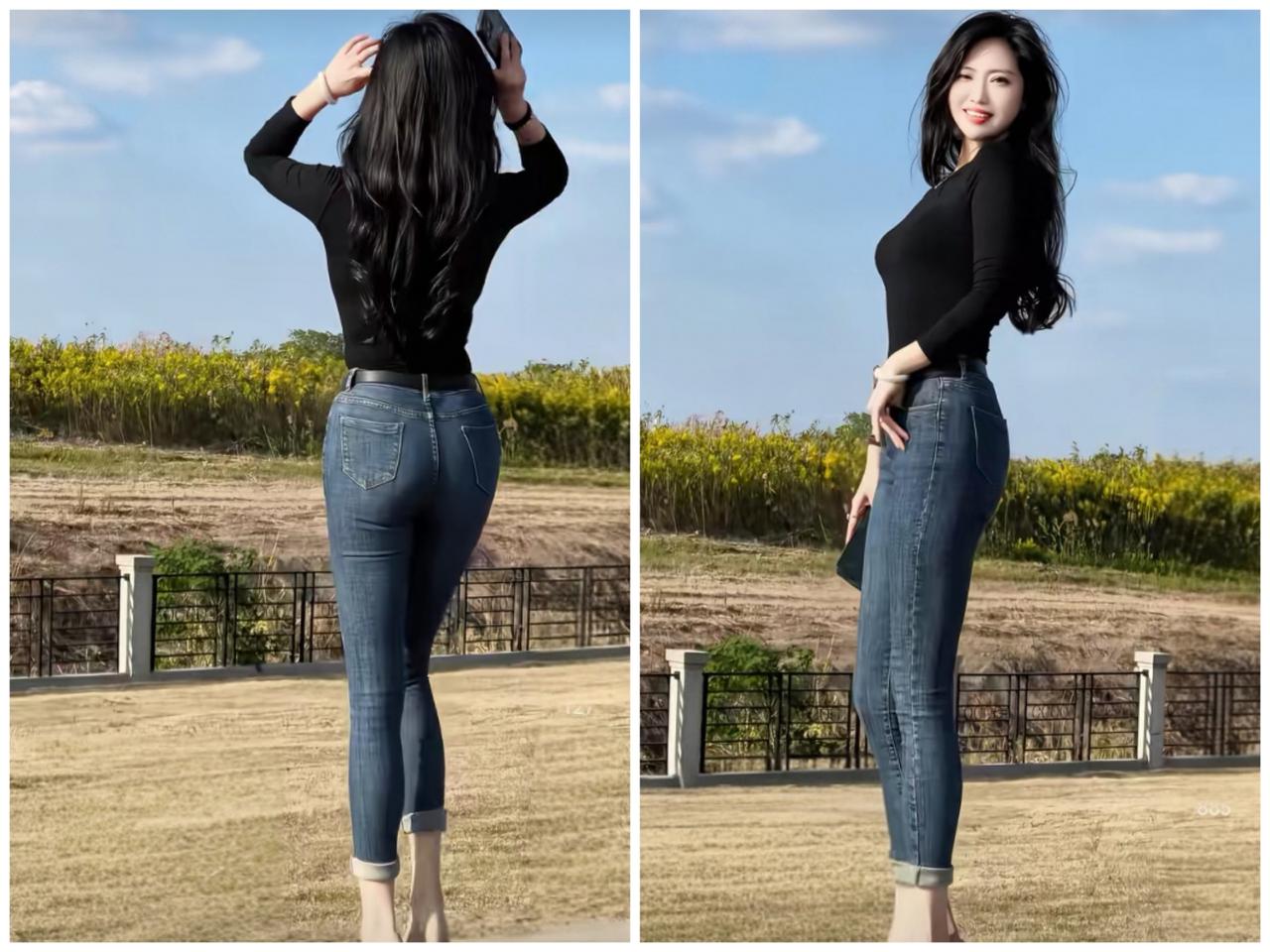 又高又靓，即使好追，也没有几个人敢。