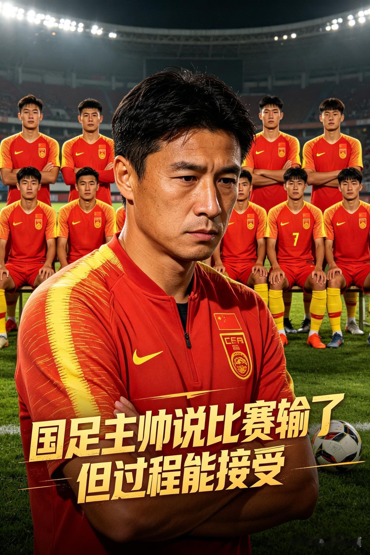 国足0比1不敌塔吉克斯坦，热身赛遭遇三连败。赛后主帅邵佳一向球迷致歉，坦言没能在
