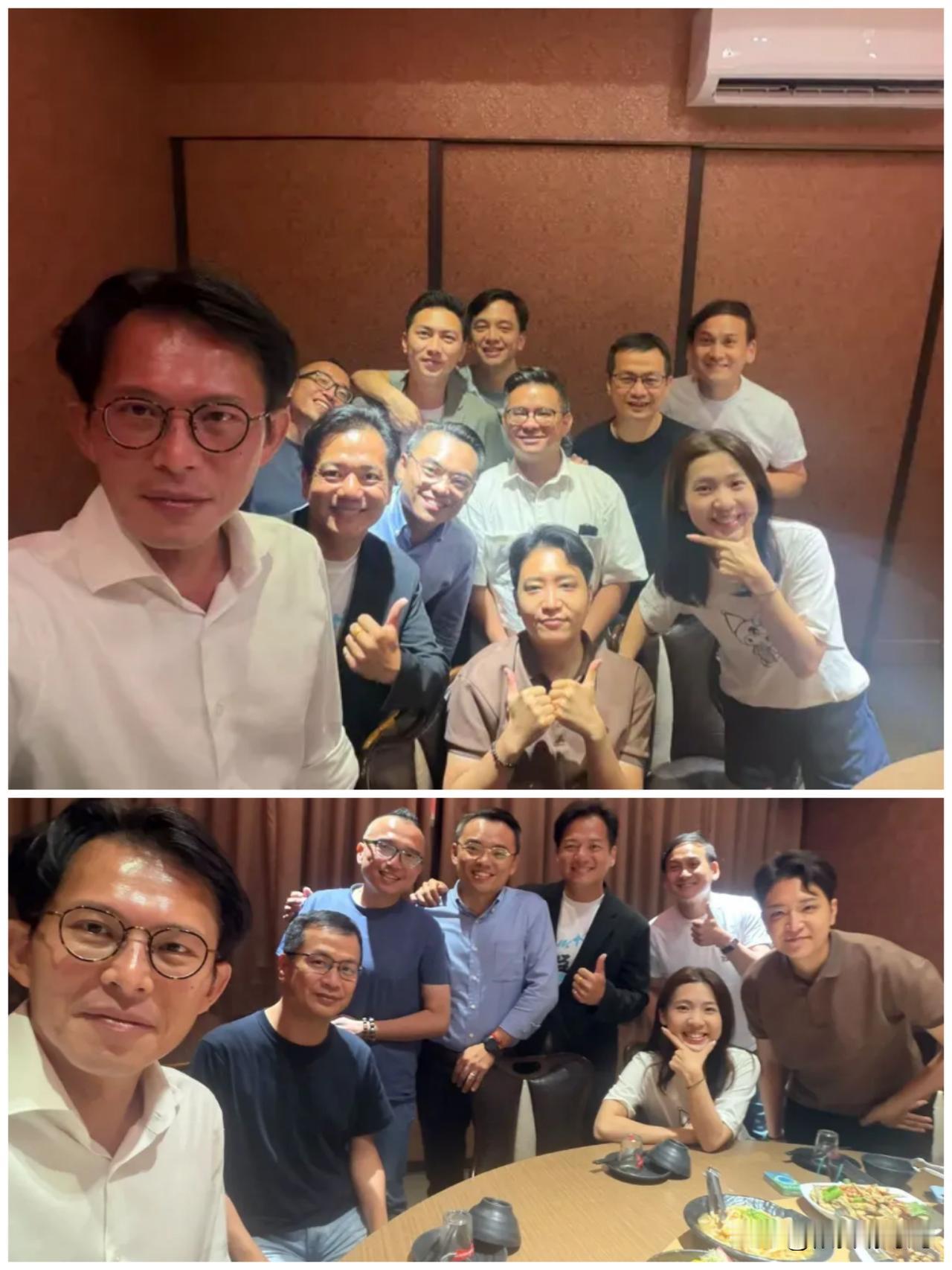 这下恐怕蓝营新竹县长候选人徐欣莹要尴尬了。就在昨天晚上，民众党主席黄国昌晒出一张