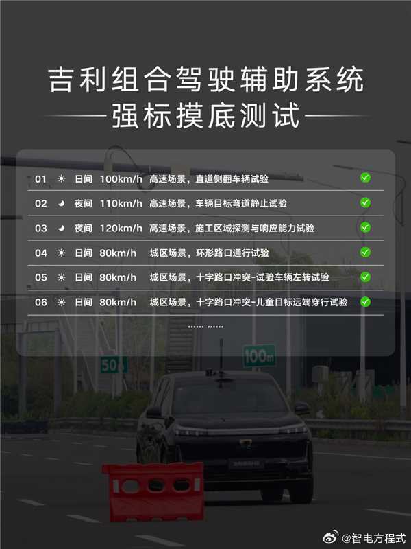 吉利拿下辅助驾驶安全001号认证我猜，你开辅助驾驶时最怕两件事——要么系统突然“