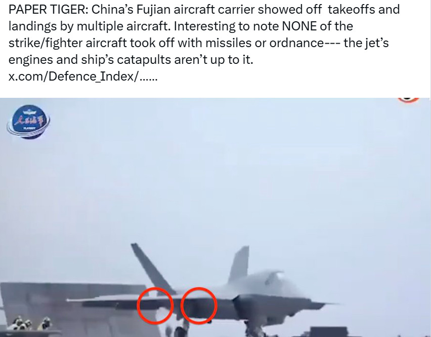 🔻哈哈哈哈，老美说福建舰是papertiger。🔻这以前都是我们的词儿啊，