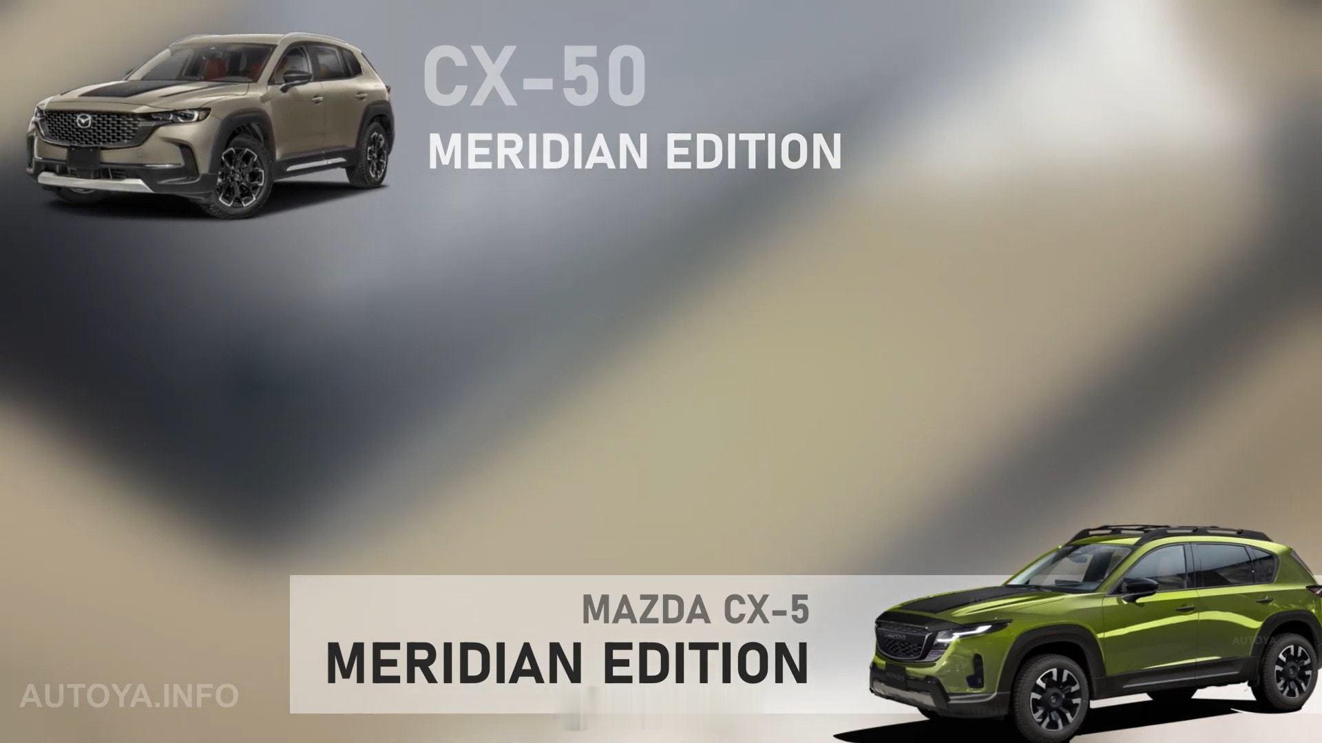 全新马自达CX-5MeridianEdition渲染图马自达CX-50曾推