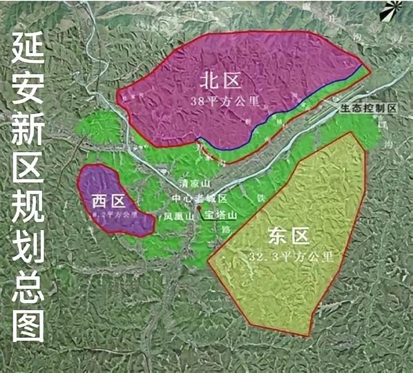 延安自打造新区后，经济和人口确实呈现稳步增长、质量提升的态度，经济：产业协同驱动