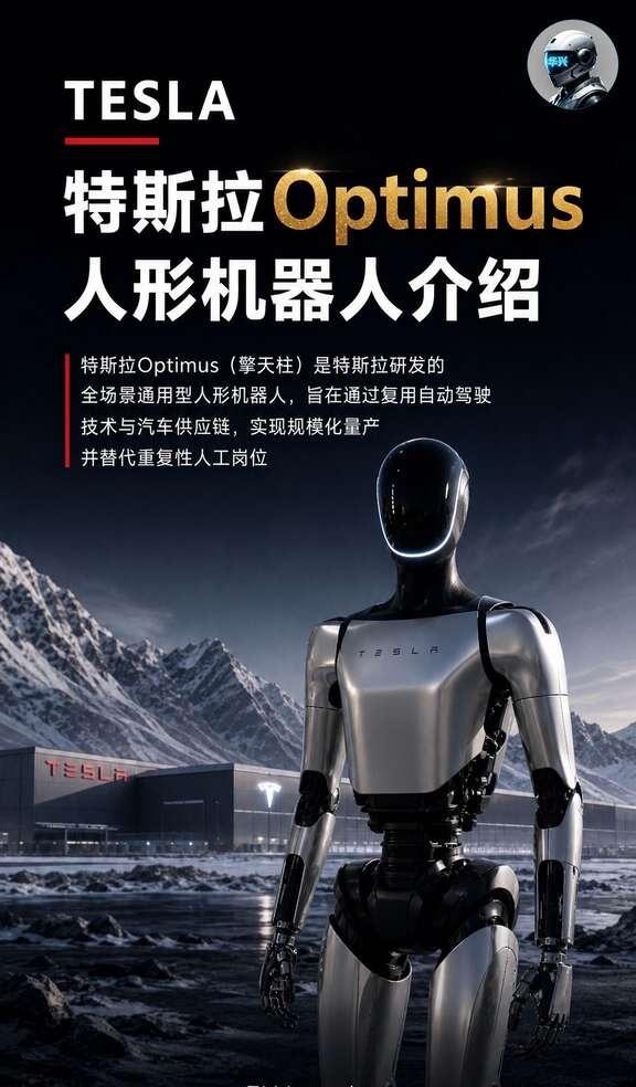特斯拉Optimus人形机器人介绍🦾🚙外观与运动​​：OptimusV3
