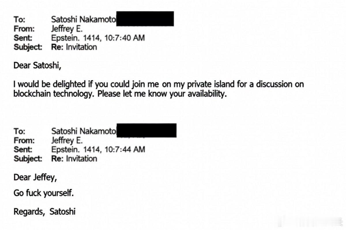 终于看到个舒心的，硬气的，牛逼的，是人类的！他就是发明比特币的那个神秘人物爱泼斯