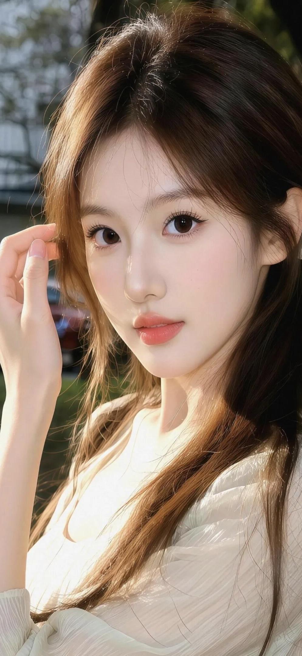 你见过最漂亮的女孩长什么样喜不喜欢眼睛明亮灵动，大而有神？