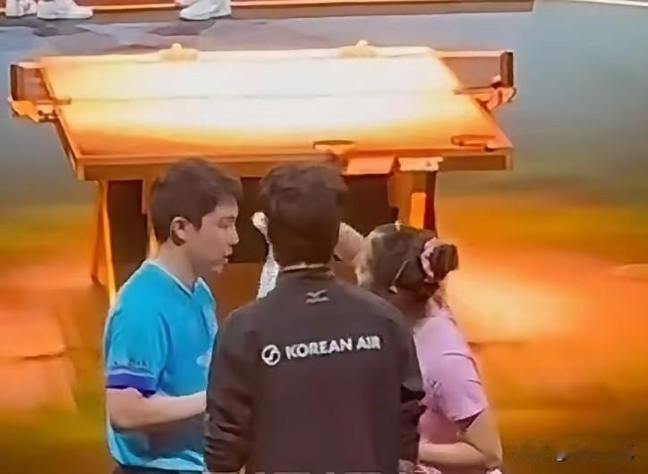 林钟勋正是快乐乒乓好命人，遇到搭档申裕斌，混双带飞整个职业生涯。在临近服兵役前夕